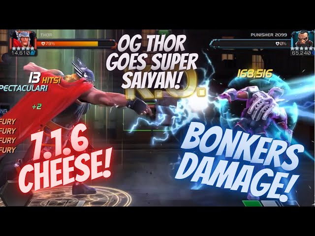 OG Thor Unlocks Mega Damage In ACT 7.1.6! So Cheesy! So Fun! Marvel Contest Of Champions!