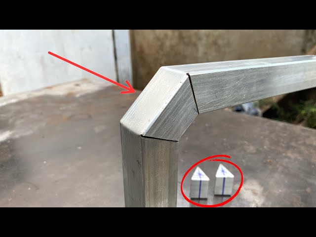 Why don't more welders talk about it! Tips for connecting 90 degree square pipes