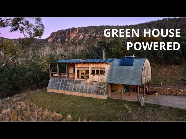 Ingenious Off Grid Home in Tasmania Warmed By A Greenhouse: Valleys Hearth (Passive Solar Home Tour)