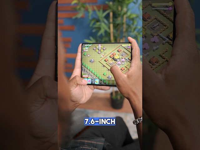 Mobile gaming with a screen this big hits DIFFERENT   @SamsungUS #sponsored @googleplay #zfold5