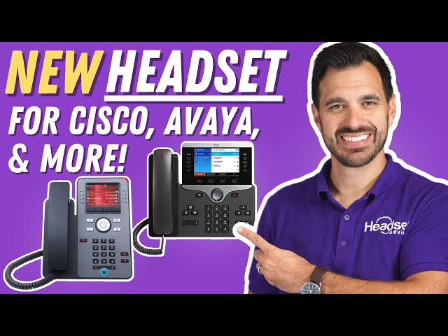 New Wireless Headset for Cisco, Avaya, and Polycom Phones