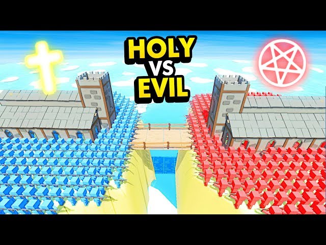 HOLY CHURCH vs EVIL CHURCH IN Ancient Warfare 3 (Ancient Warfare 3 Funny Gameplay)