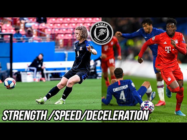 Speed and Strength Like Alphonso Davies | Deceleration For Quick Change of Directional Cuts