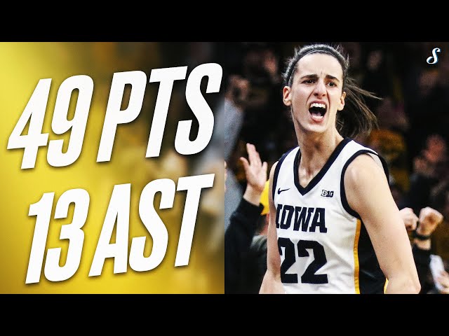 EVERY MOMENT From Caitlin Clark's Record Breaking Night | Full Highlights | 2.15.24