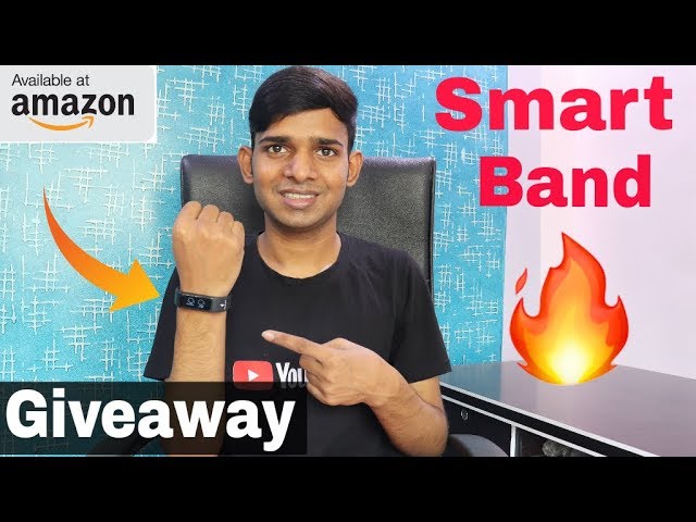 Amazing Smart Fitness Band Unboxing+Giveaway || Available at Amazon