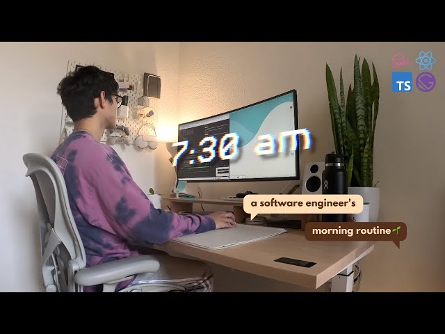 my ORDINARY morning routine as a wfh software engineer 🌱 | 2023 | productivity
