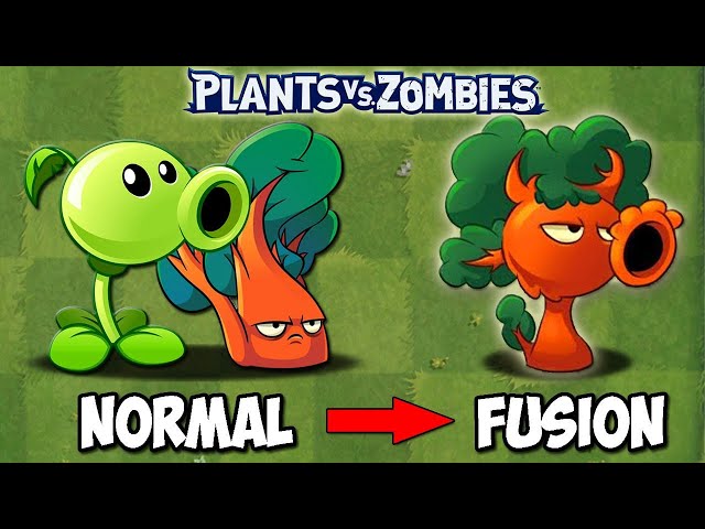 PvZ 2 Fusion - All OLD Plants Fusion & Evolution NOOB - PRO Version