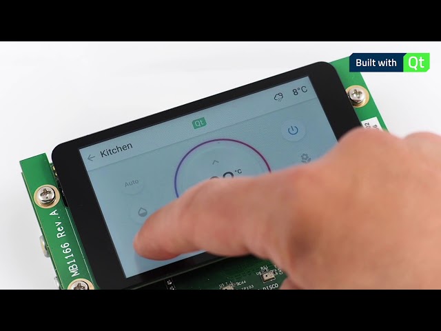 Qt for MCUs – Thermostat demo on STM32F769I-Disco