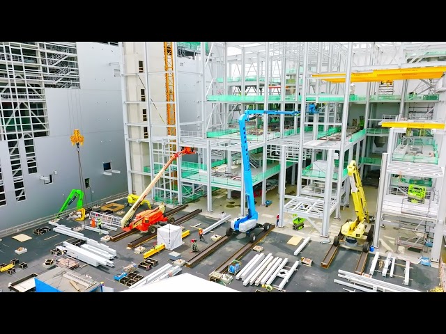 Construction progress for BASF cathode active materials plant in Schwarzheide, Germany - May 2022