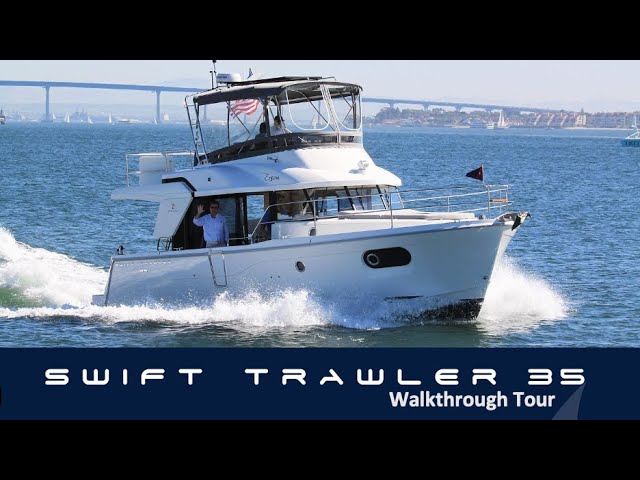 2023 Beneteau Swift Trawler 35 Walkthrough // Available Now