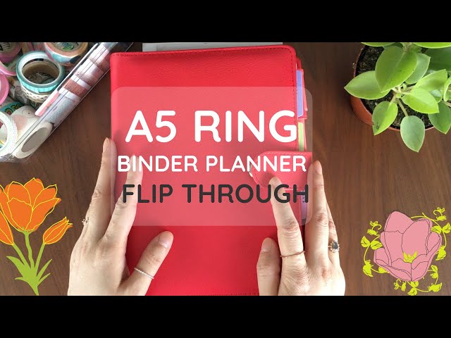 A5 Ring Binder Planner Flip Through | Functional Planner | Flying Tiger Binder