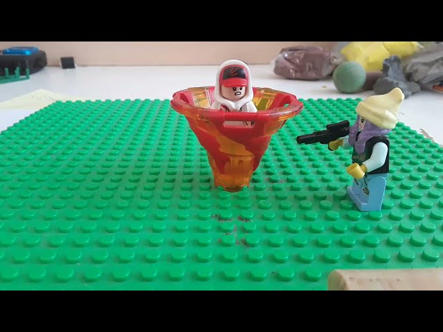 Fire tornado (Lego animation)