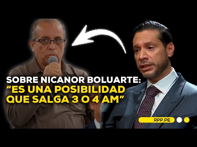 "Nicanor Boluarte puede viajar porque no tiene restricción a su libertad ambulatoria": Luis Vivanco