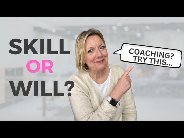 Mastering Coaching Tactics for Skill and Will