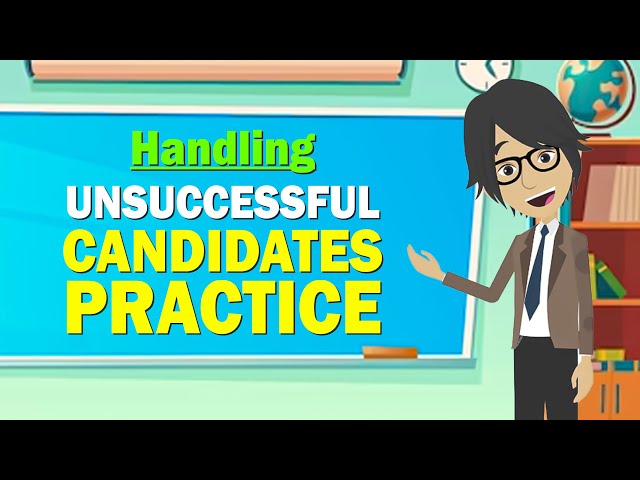 English For Human Resources| What Happen if A Candidate isn't successful After An Interview?