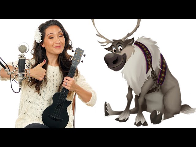 Reindeer(s) Are Better Than People - Frozen - Ukulele Tutorial with Play Along