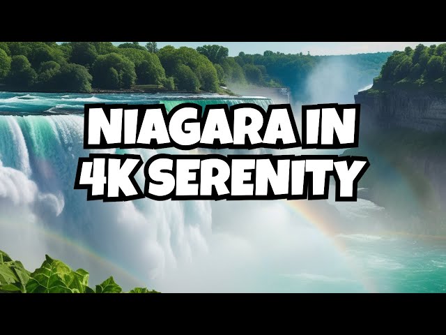 🔴 Niagara Falls 4K | Niagara Falls 4K Video | Niagara Falls Ambience | White Noise Niagara