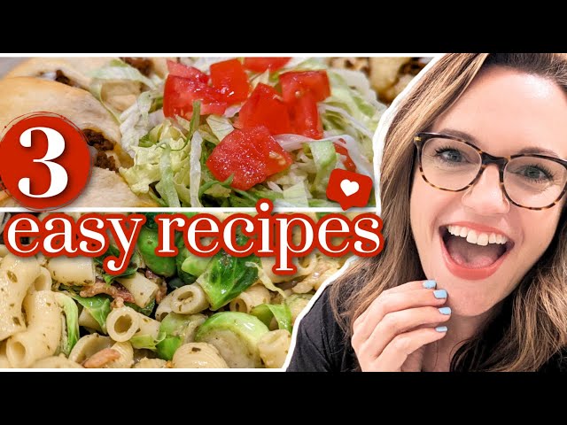 3 SIMPLE RECIPES YOUR FAMILY WILL LOVE! | WINNER DINNERS NO. 135