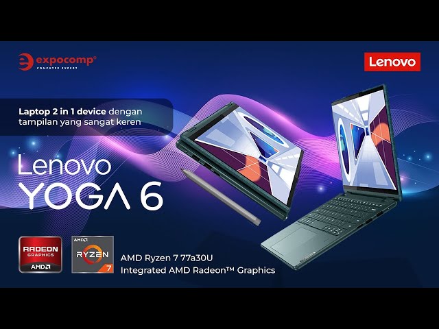 Laptop 2in1 kesukaan anak desain banget nih🤩. Review : Lenovo Yoga 6 13ABR8 3QID