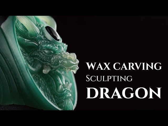 Sculpting Dragon Ring | Wax Carving Jewelry Making process