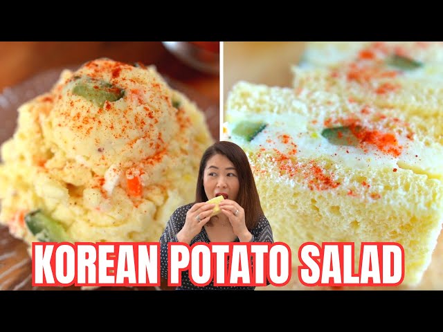 The Best Potato Salad Recipe! CREAMY Korean Potato Salad & Soft Potato Salad Sandwich: DELI-QUALITY!