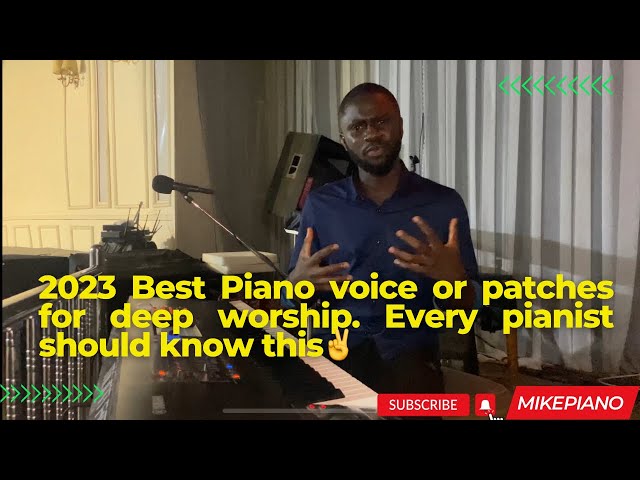 2023 Best Piano preset / patches for deep worship. Every pianist should know this #yamaha #montage8