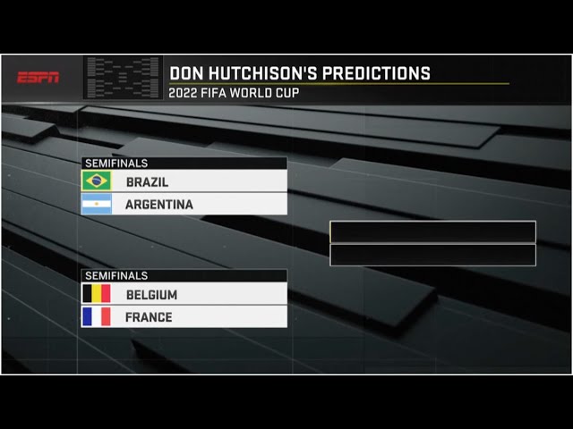 Don Hutchison picks BRAZIL to win the 2022 World Cup 🇧🇷 | ESPN FC
