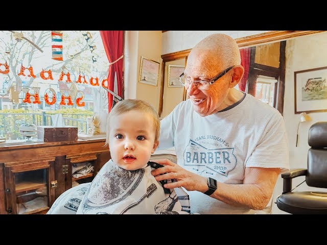 ONE YEAR OLD's FIRST HAIR CUT!
