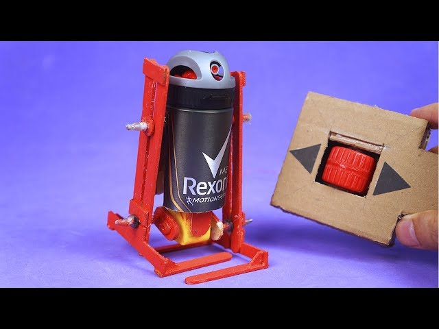 Amazing Educational Remote Control Walking Robot made with DC motor