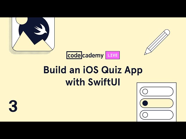 Codecademy Live iOS App Development #3: Build a View Model and Communicate with a Model