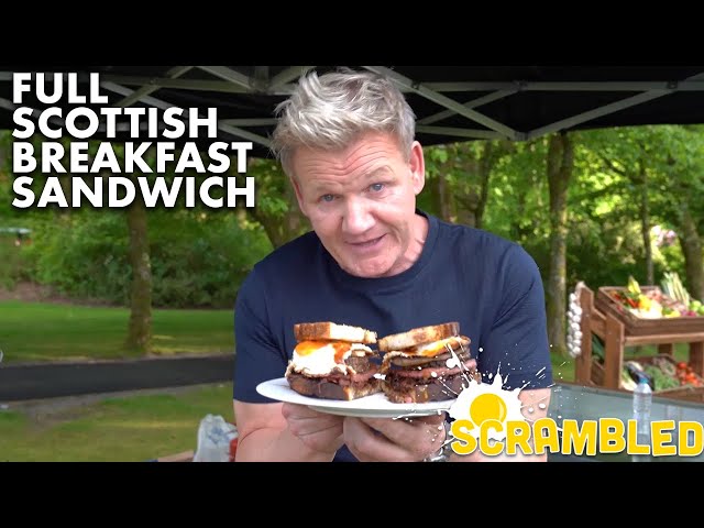 Gordon Ramsay Turns a Full Scottish Breakfast into a Sandwich