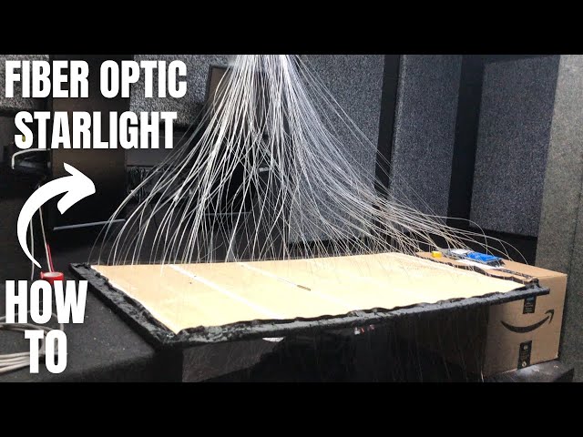 STARLIGHT HEADLINER DIY FIBER OPTIC LED LIGHTING!