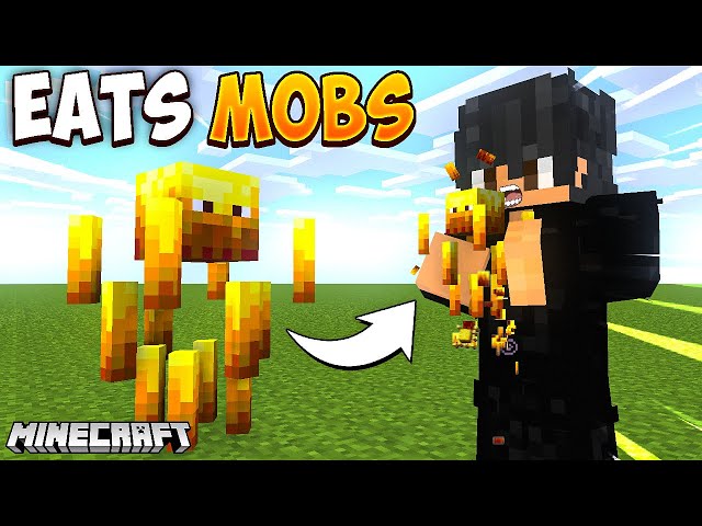 Minecraft But I Can EAT MOBS...