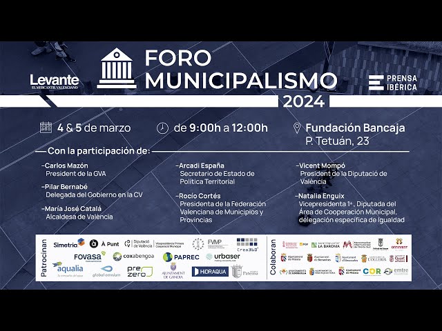 Foro Municipalismo 2024 I
