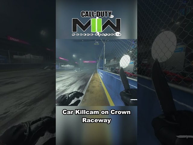 Modern Warfare 2 - Crown Raceway Car Killcam #shorts