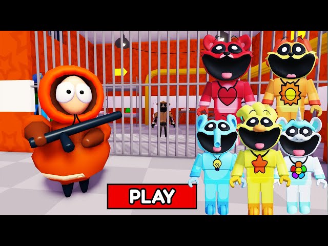 KANNY BARRY'S PRISON RUN & SMILING CRITTERS - Walkthrough Full Gameplay #obby #roblox