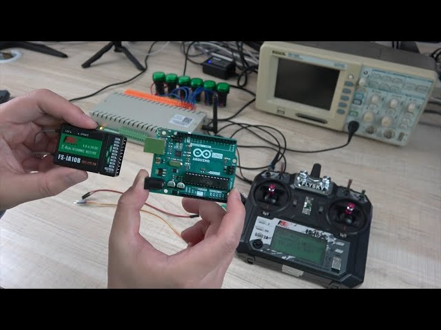 How to control KC868-H32B relay board by FlySky FS i6X using Arduino