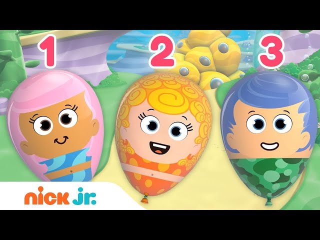 Balloon Cartoon: Counting Game w/ Bubble Guppies! | Bubble Guppies