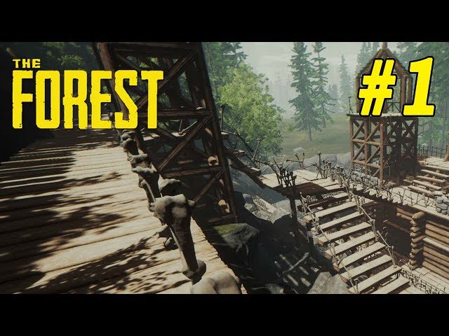 HOW TO BUILD A HOUSE BASE! The Forest Survival Episode 1