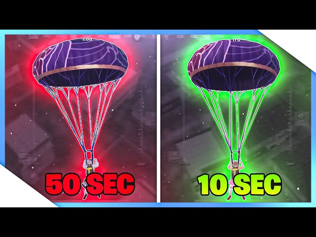 NEW PARACHUTE TRICK TO LAND FASTER THAN YOUR ENEMIES | BGMI & PUBG MOBILE TIPS AND TRICKS