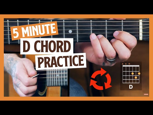 D Chord Practice [5 minute looped play-along]