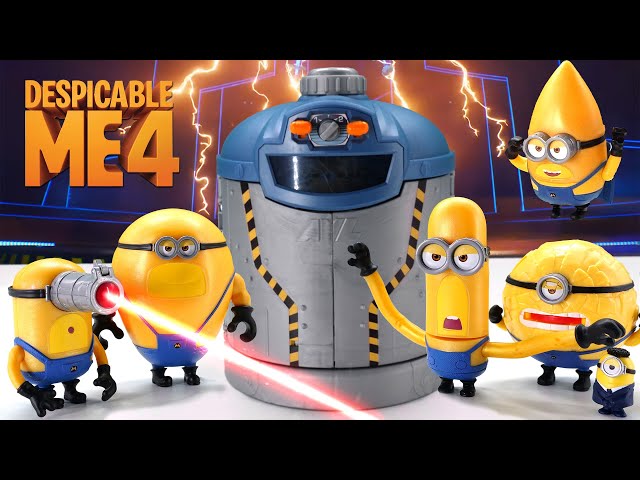 Unboxing EVERY Despicable Me 4 Mega Minions Action Figure Transformation Chamber Collection!