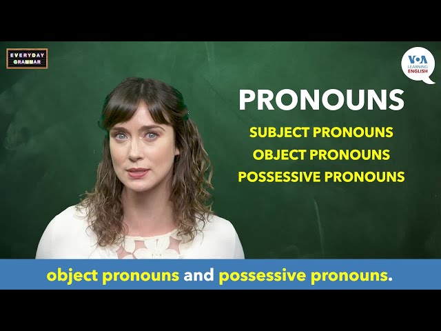 Everyday Grammar TV: Possessive Pronouns