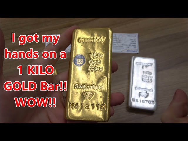 I Finally Got My Hands On A 1 KILO Gold Bar And It Blew My Mind - £46,000 / $61,000 Worth of Gold!!!