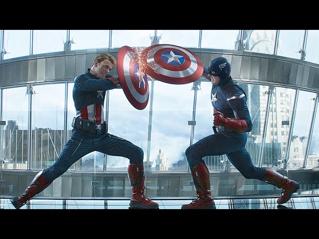 캡틴 vs 캡틴 싸움 장면 | 어벤져스: 엔드게임 (Avengers: Endgame, 2019) [4K]