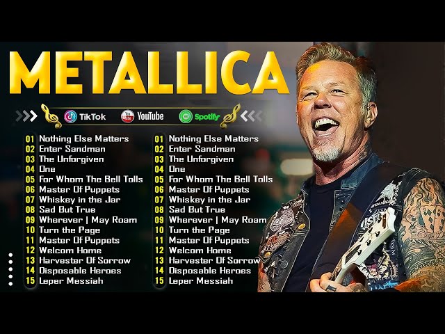 Best Of Metallica - Metallica Greatest Hits full Album 2024