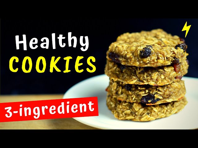 3-Ingredient Healthy Cookie Recipe