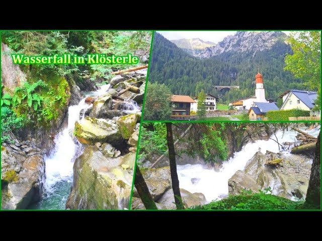 Wasserfall in Klösterle, Klostertal, Österreich 🇦🇹, Austria