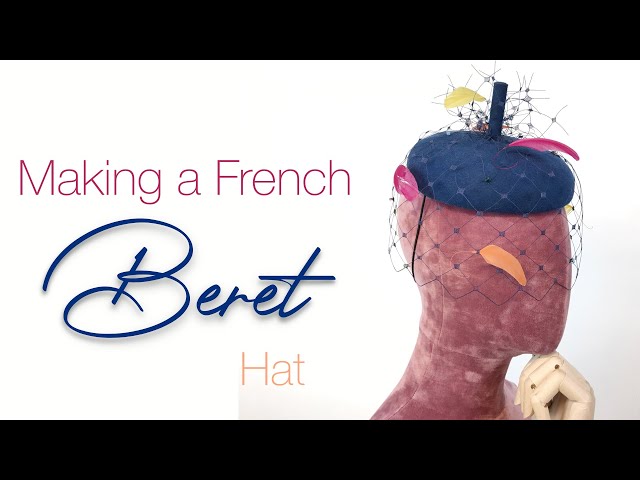 Making a pillbox hat, Mini beret for my Etsy shop | silent blog