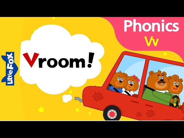 Phonics Song | Letter Vv  | Phonics sounds of Alphabet | Nursery Rhymes for Kids